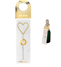 Wondercandle Flessenhouder Wondercandle sparkler 'Für Dich'