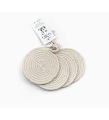 Mini onderleggers Naturel (4st)