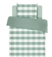 Dekbedovertrek Emma Stonewashed Green 140 x 200cm