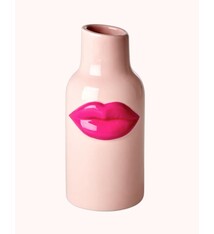 Vaas met roze lippen (h 20cm)