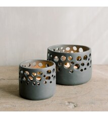 Theelichthouder Timor Grijs Large