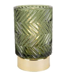 Votive Led ZigZag tafellamp groen