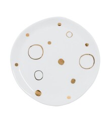 Good morning plate Limited edition Circle gold