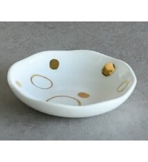 Good morning small dish Limited edition Circle gold