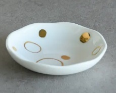 Good morning small dish Limited edition Circle gold