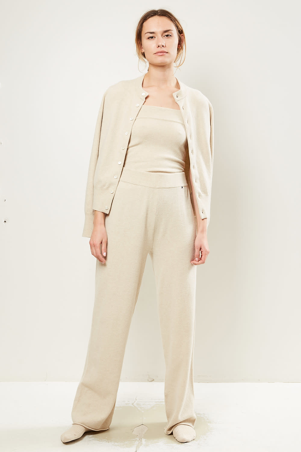 Extreme cashmere Trousers wide leg pants. - Wendela van Dijk