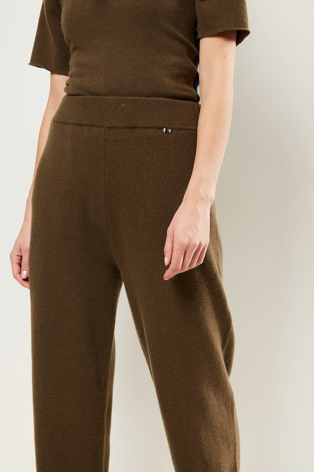 Extreme cashmere - No104 wide leg trousers brown