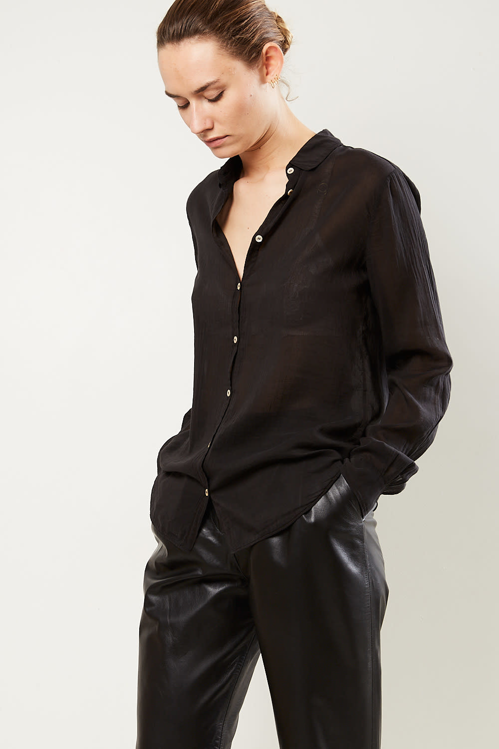 ruffle shoulder sweatshirt