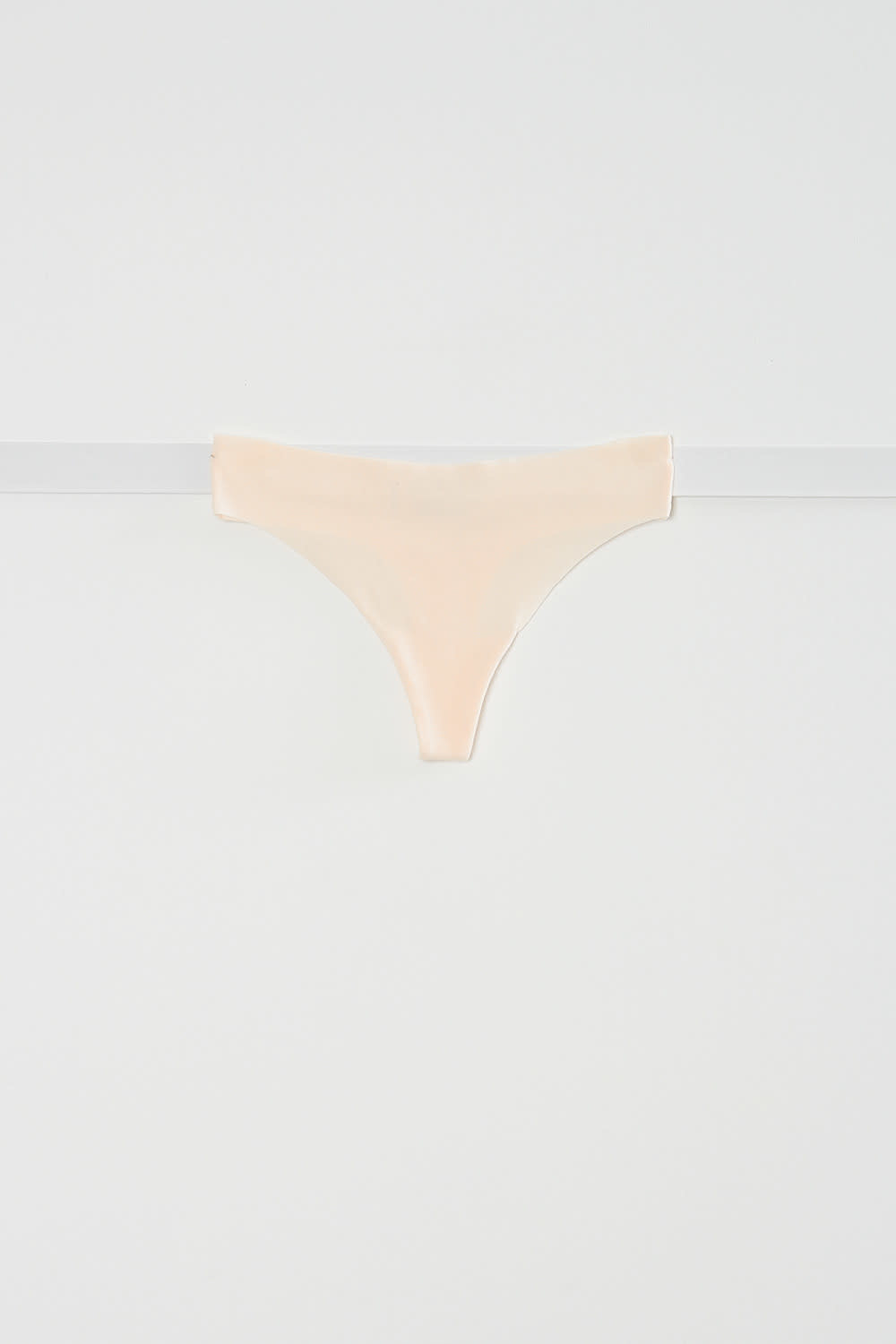 Invisible cotton thong