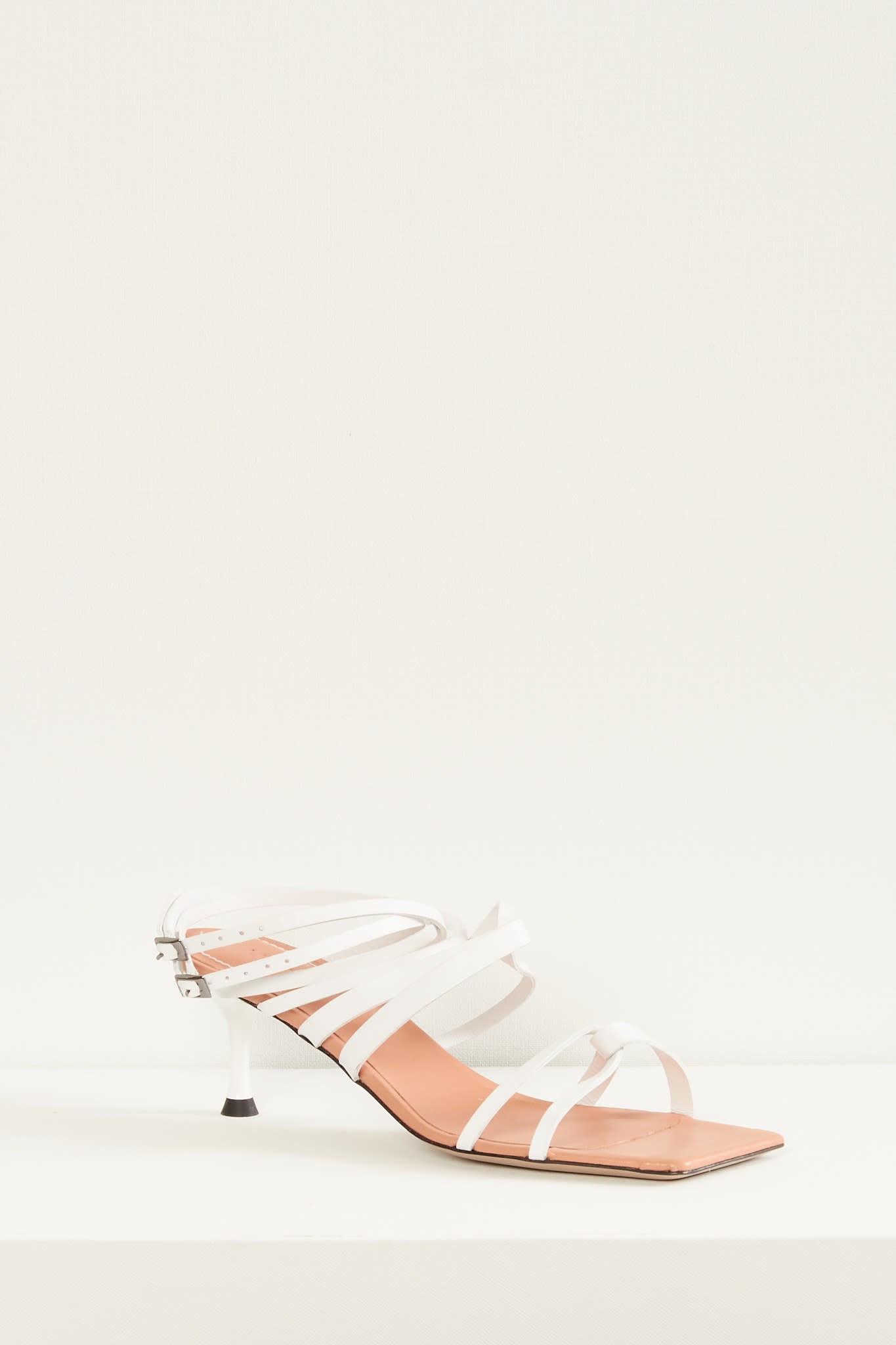  - Polly flat leather sandals