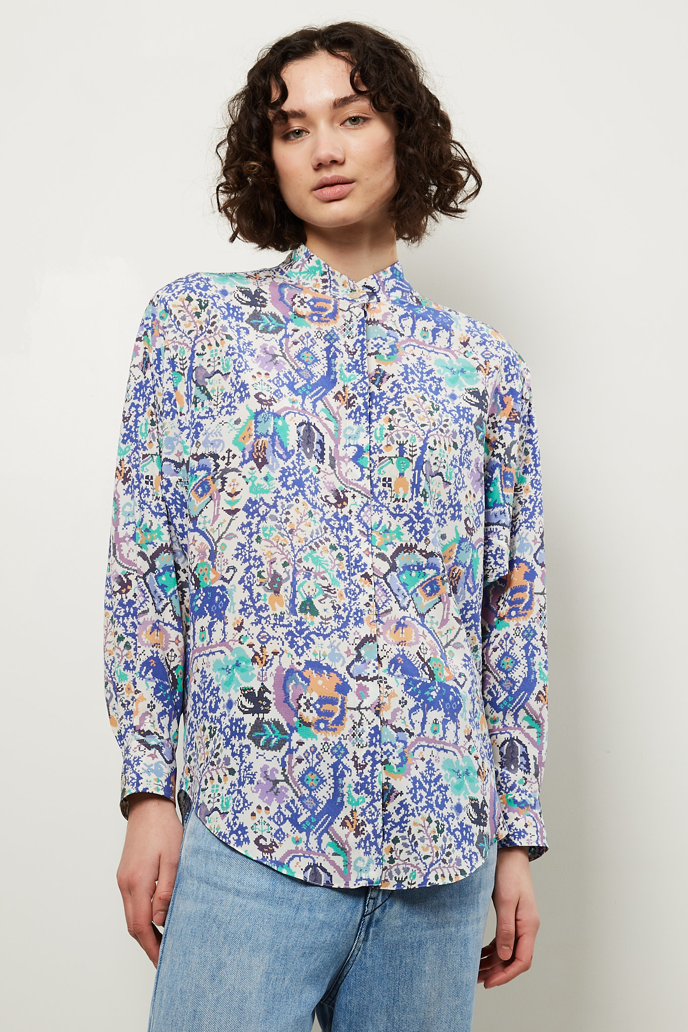 Isabel Marant - Cadezi florel stretch blouse