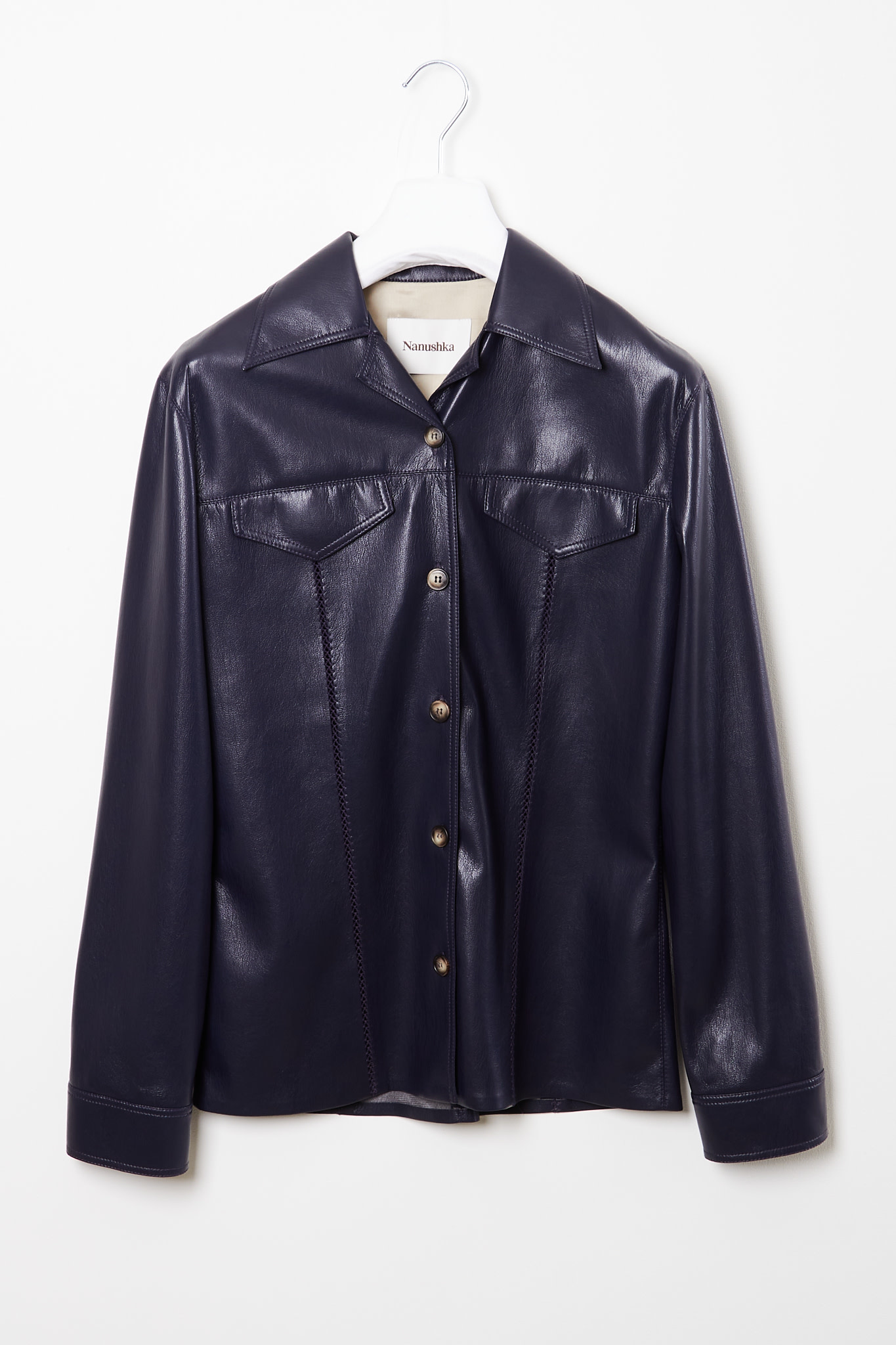  - Ganit vegan leather shirt