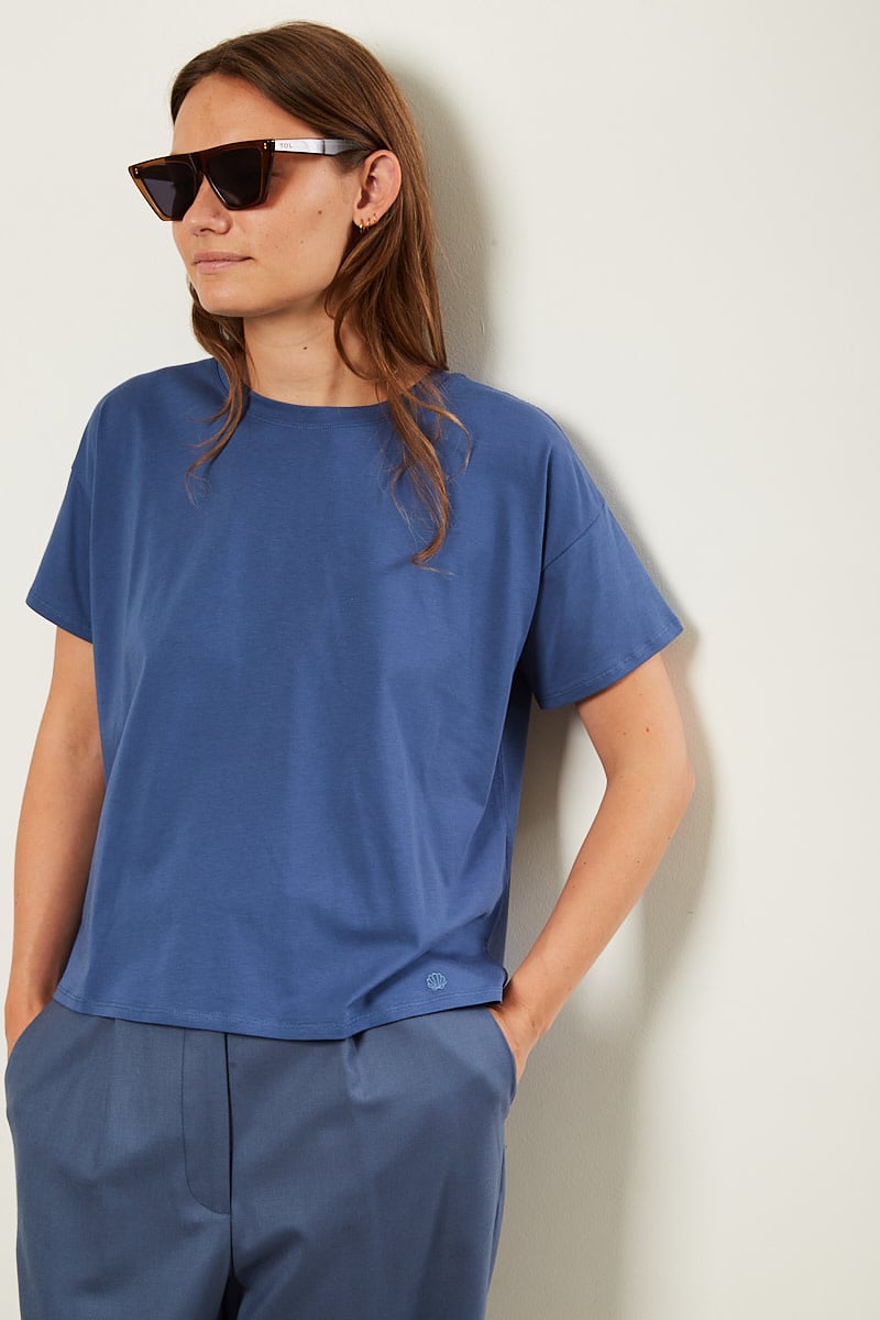 Loulou studio - Basiluzzo suppima cotton t-shirt