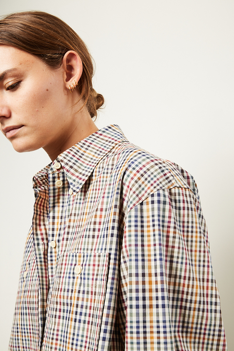 Isabel Marant - Rinela check poplin shirt