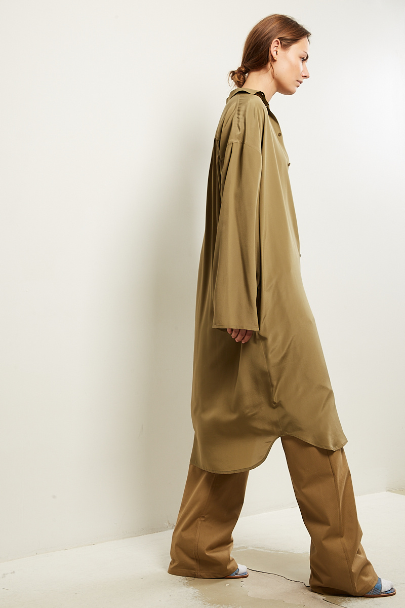 Monique van Heist - 10.2 silk shirt dress