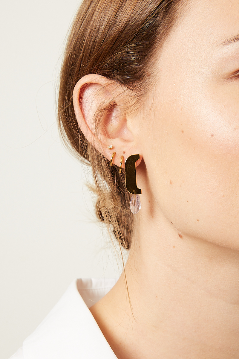 Studio Collect - Caps earrings amethyst