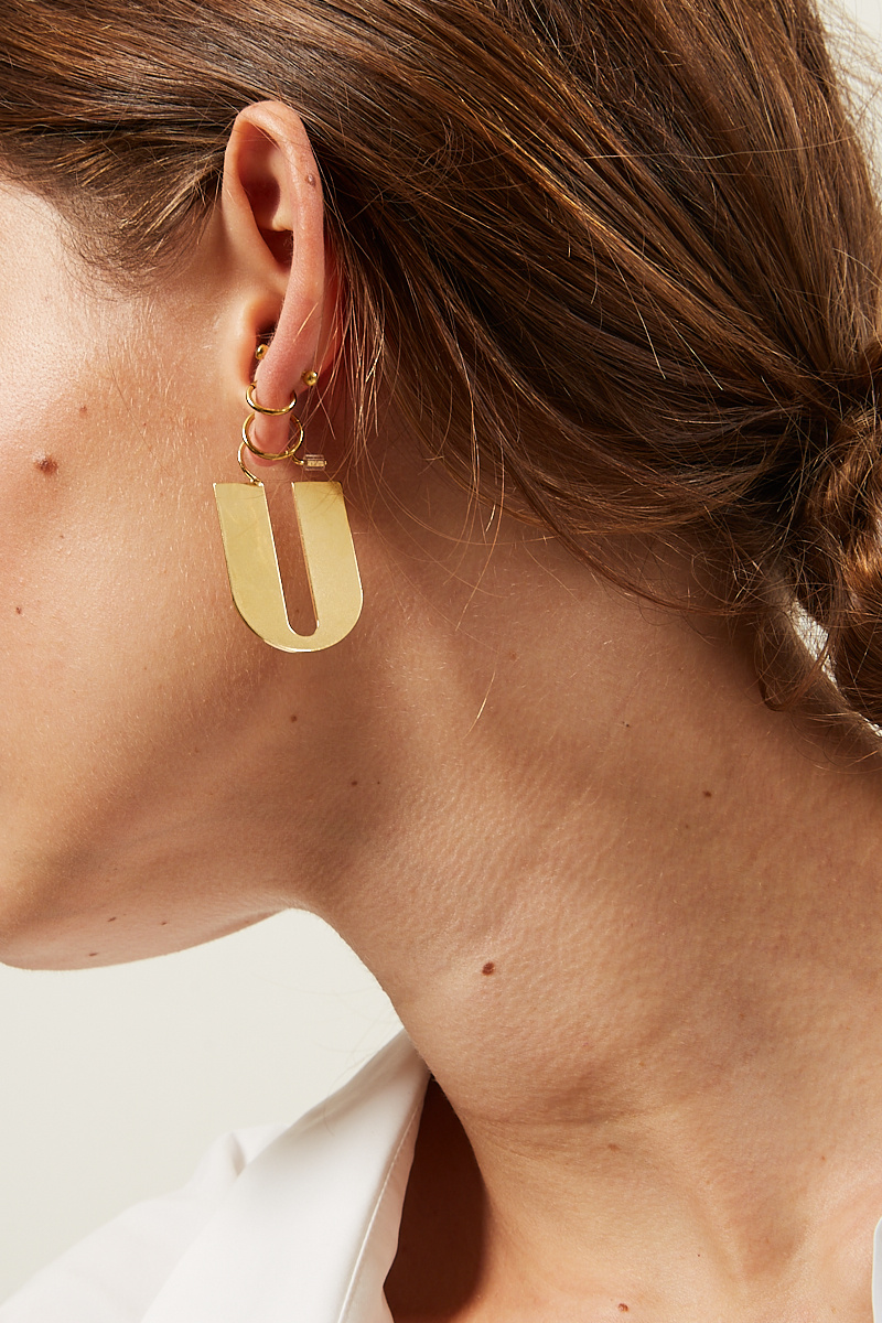 Caps earrings