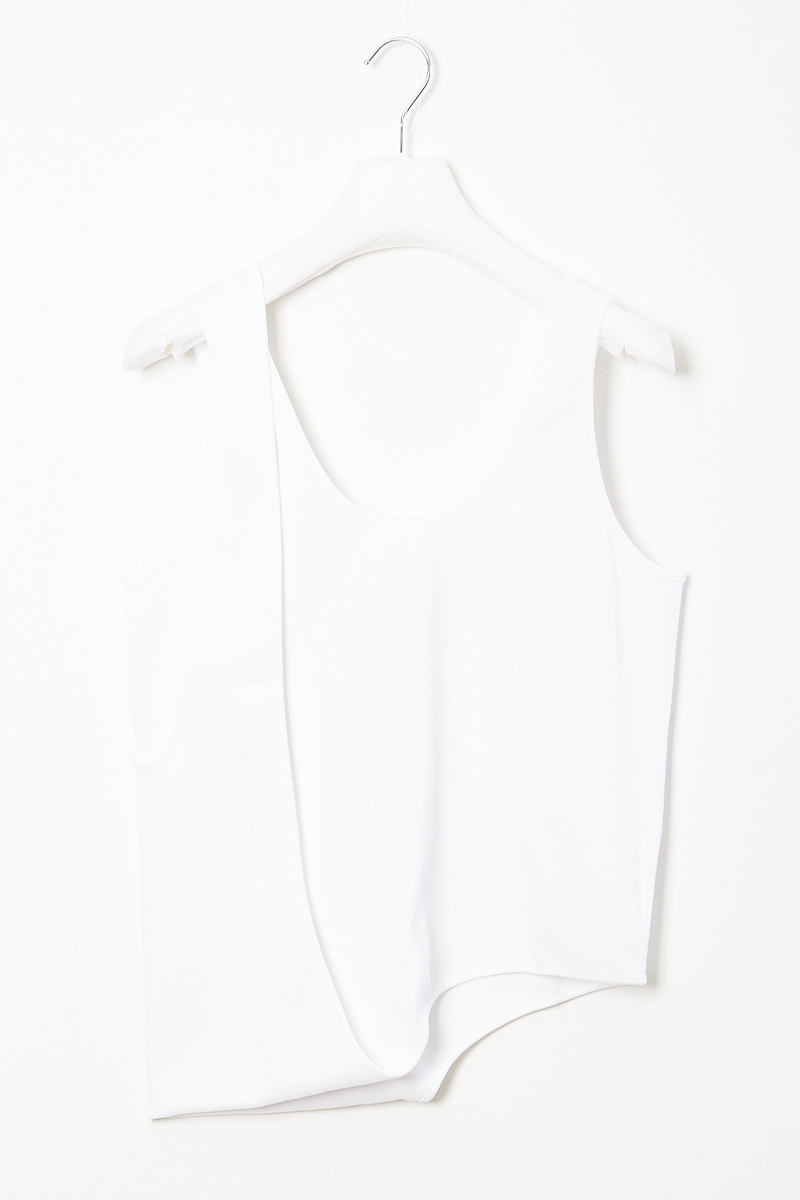  - Mirror ribbed tank top