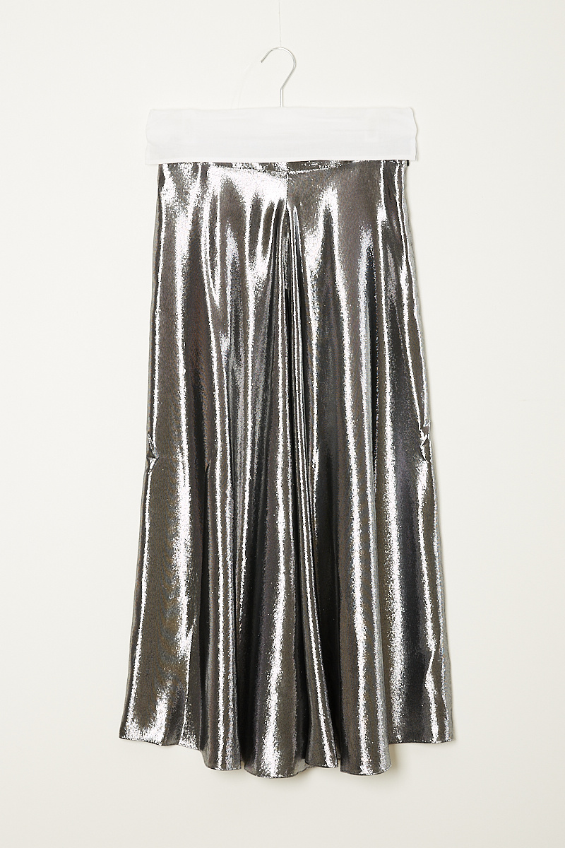 inDRESS Glycine shiny lurex skirt