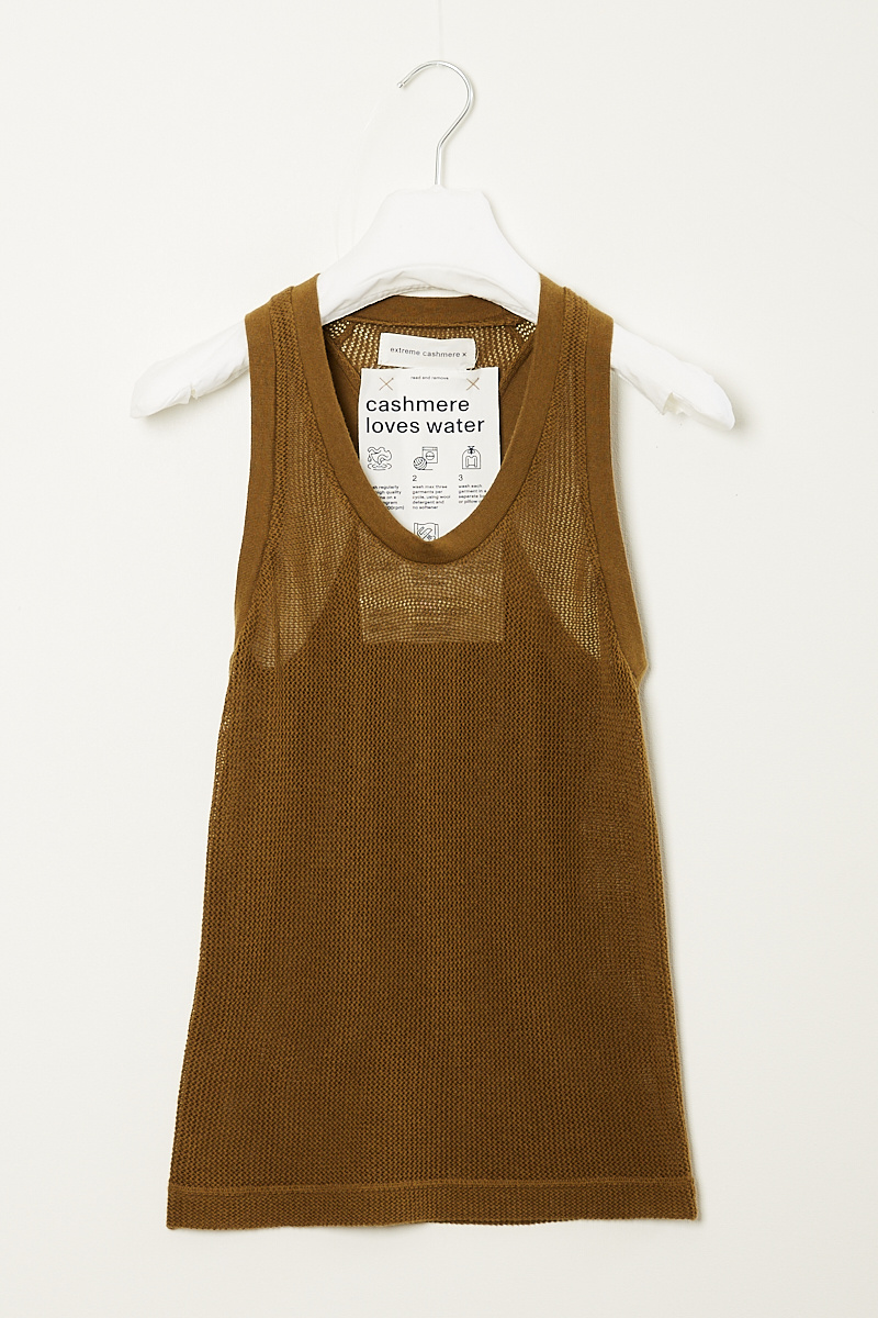 Extreme cashmere n°271 vest mesh cashmere tank