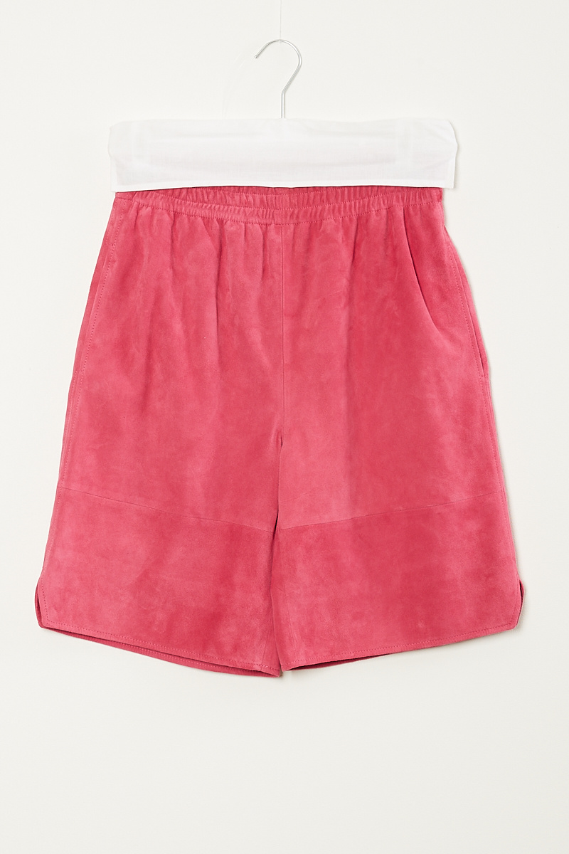  - Lianna goat suede shorts