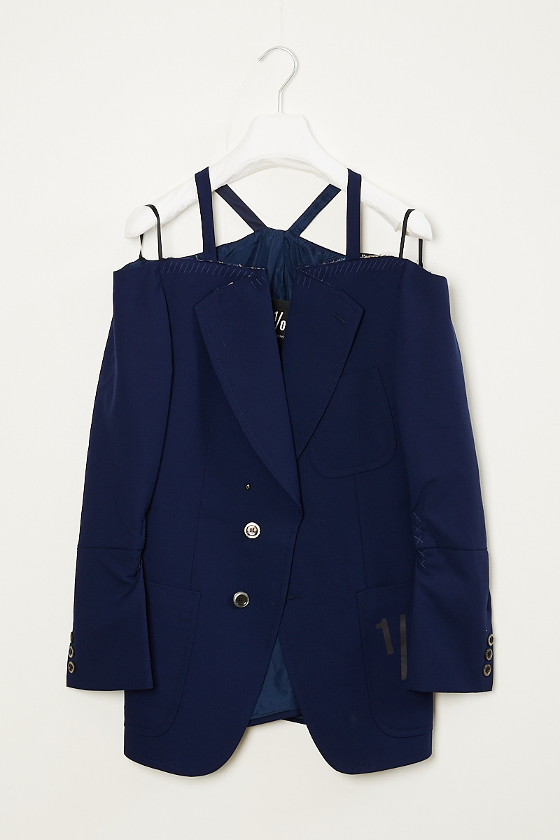  - Blazer Cut Off Shoulder