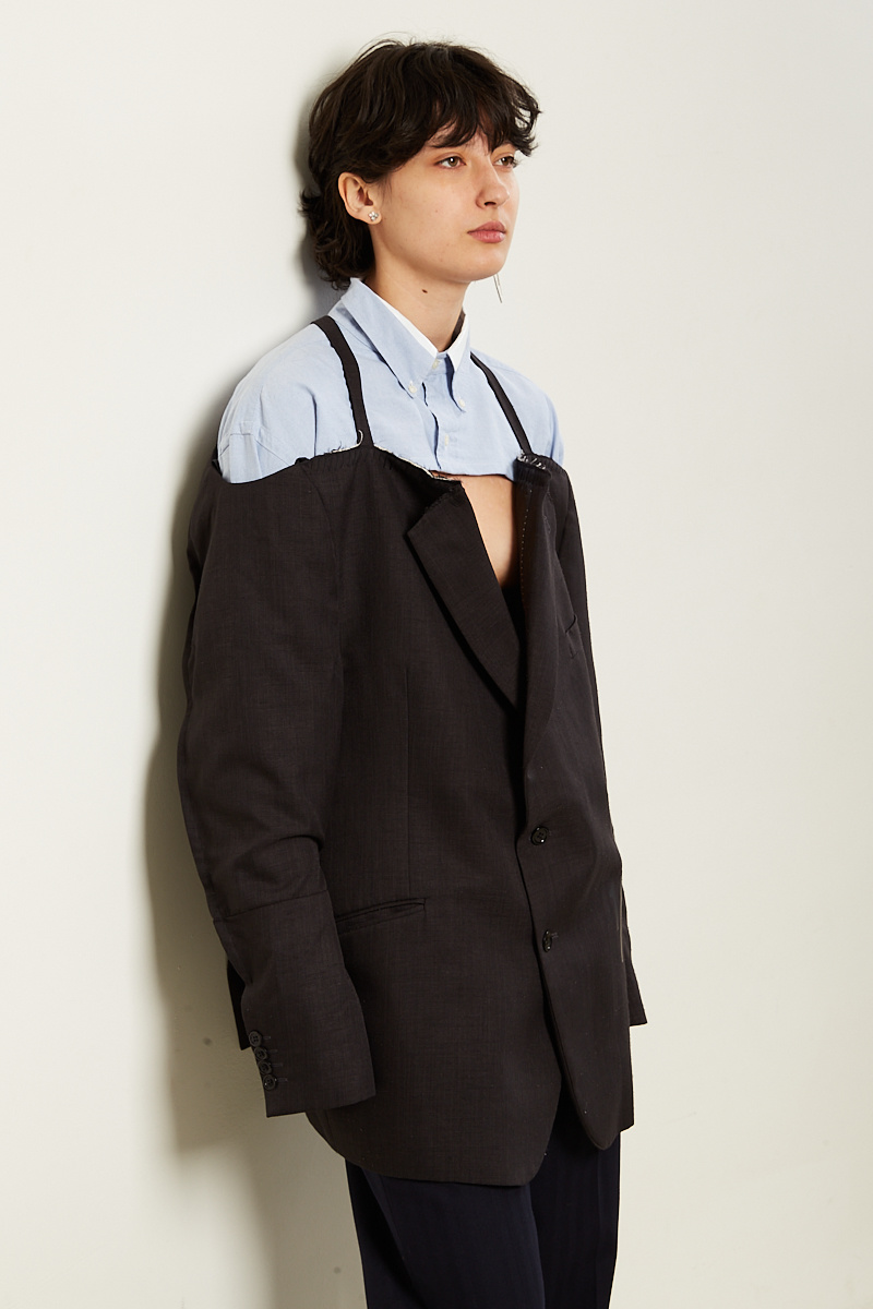  - Blazer Cut Off Shoulder