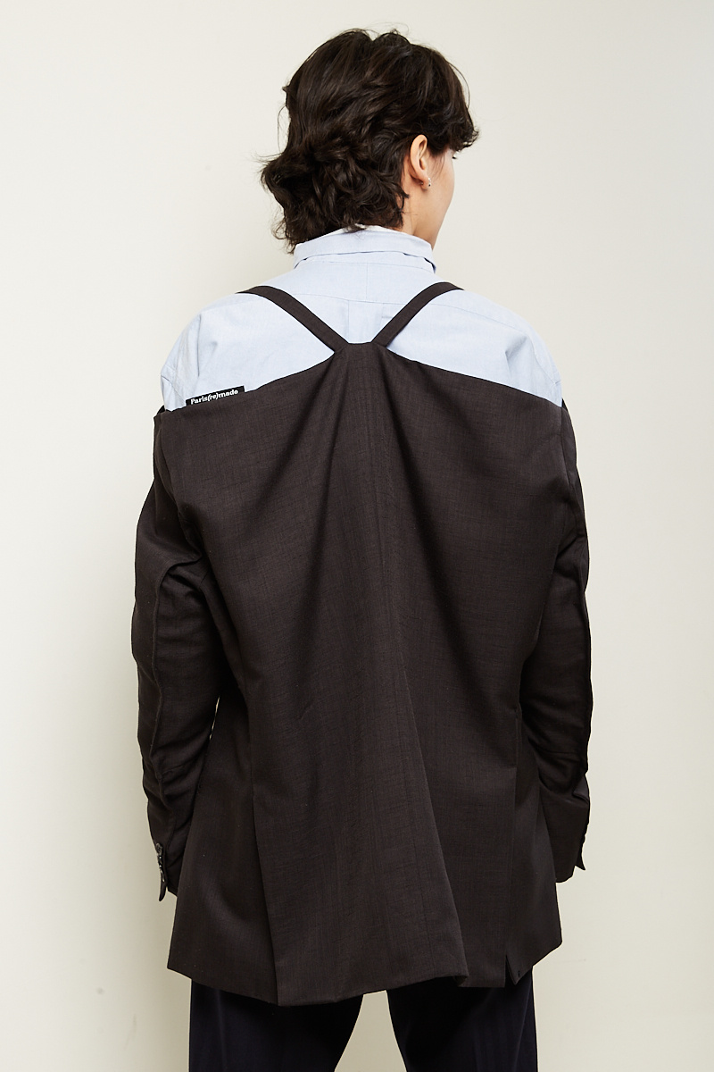  - Blazer Cut Off Shoulder