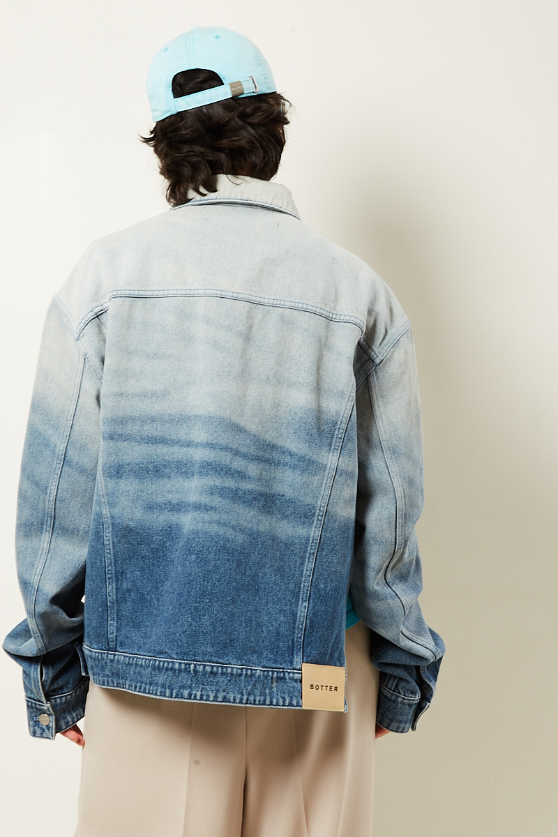  - Upside down denim jacket