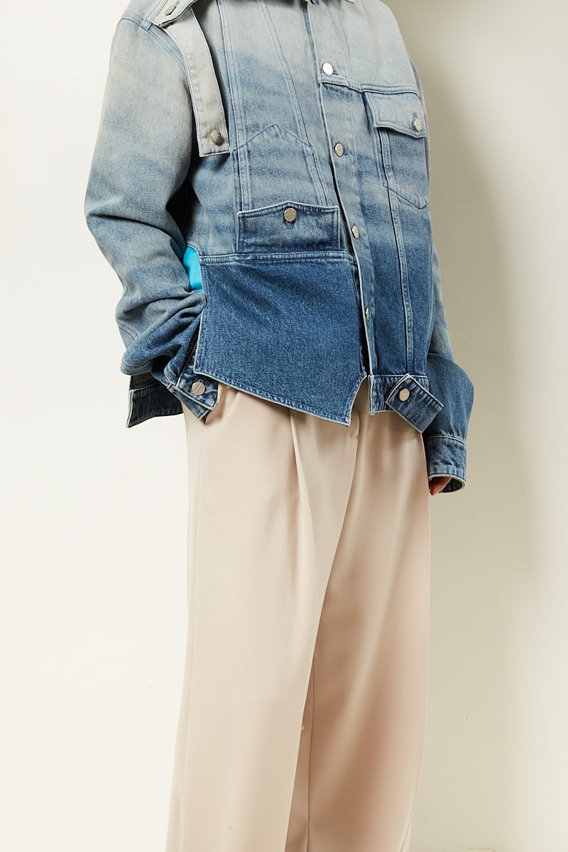  - Upside down denim jacket