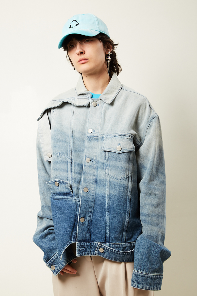  - Upside down denim jacket