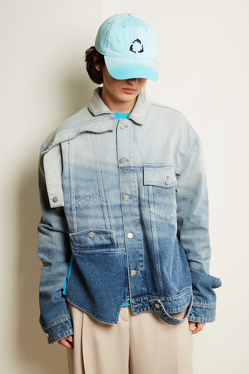 - Upside down denim jacket