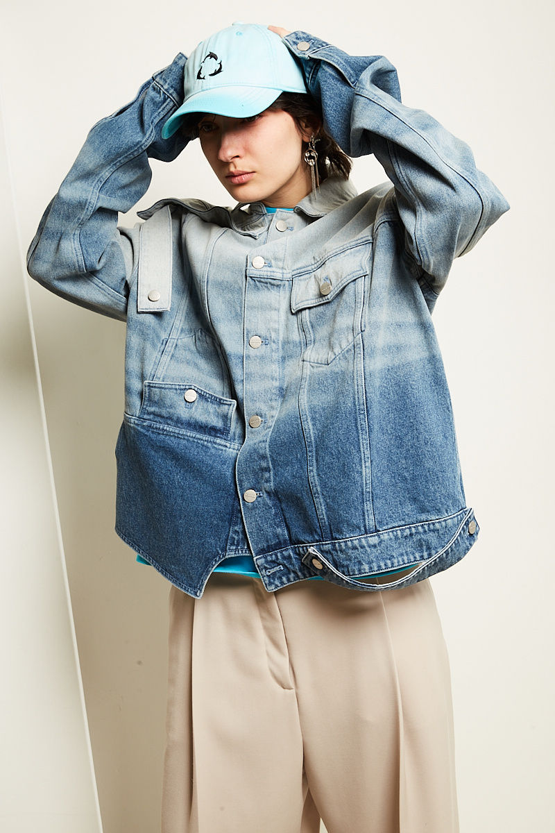  - Upside down denim jacket