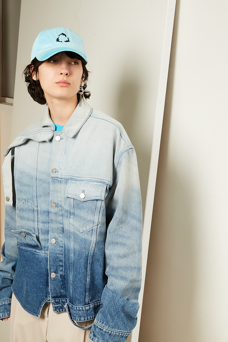  - Upside down denim jacket