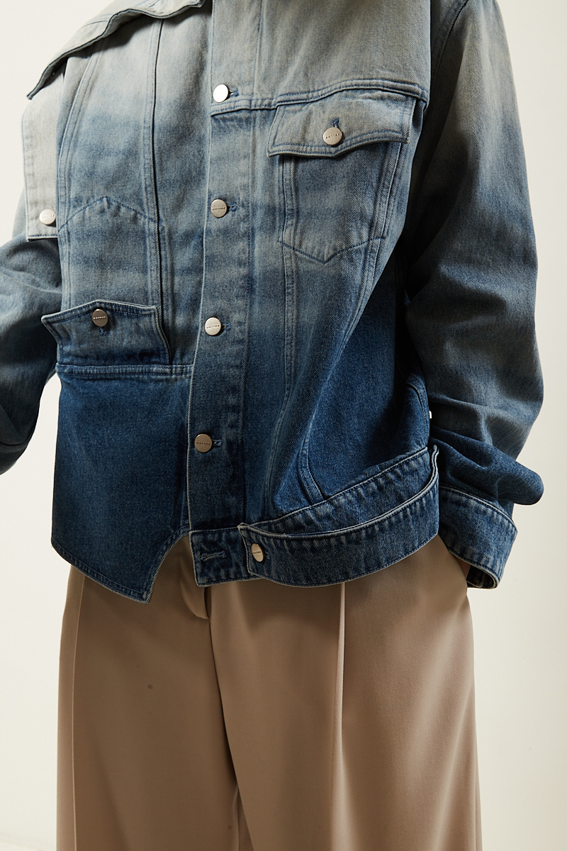  - Upside down denim jacket