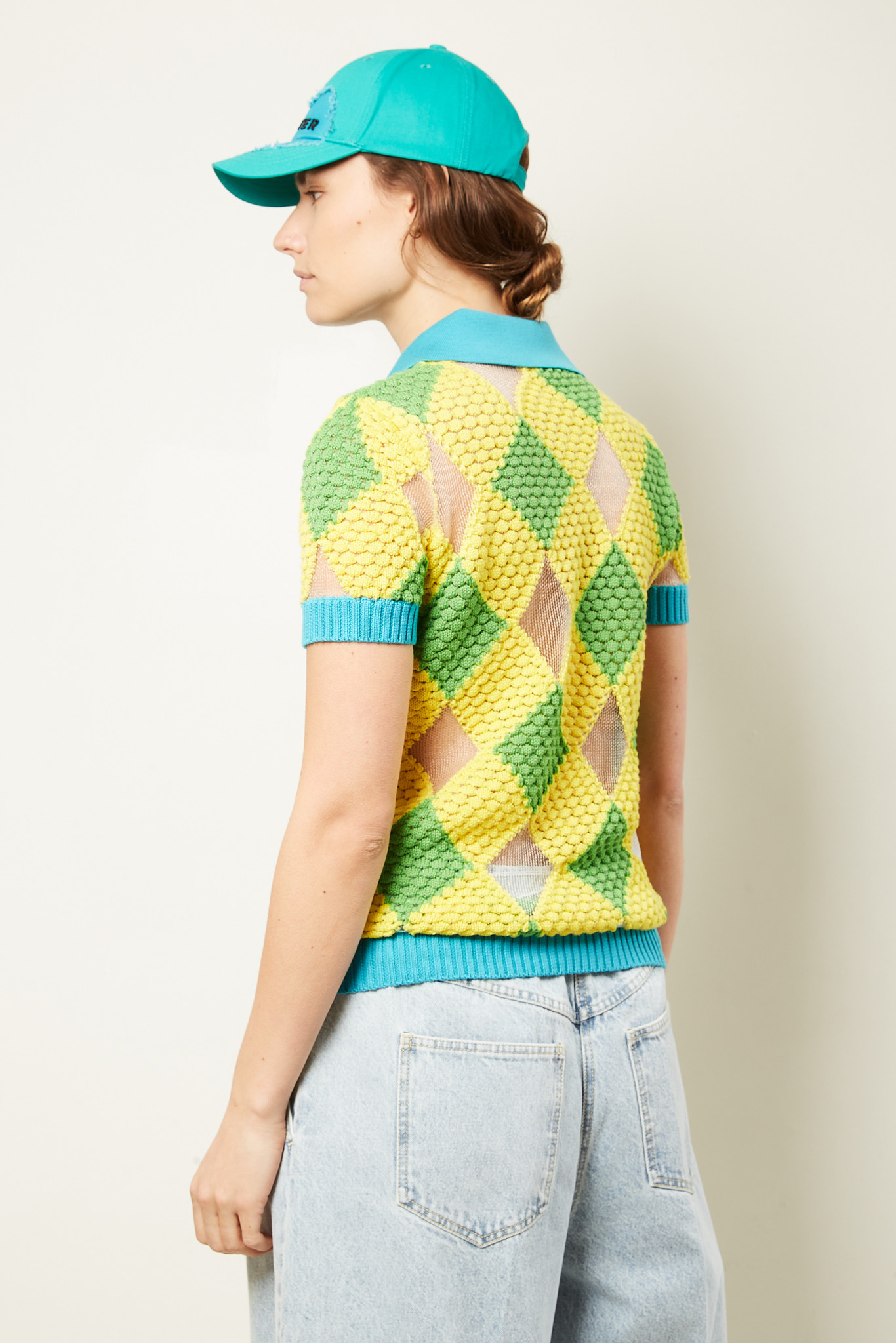  - 3D knitted polo