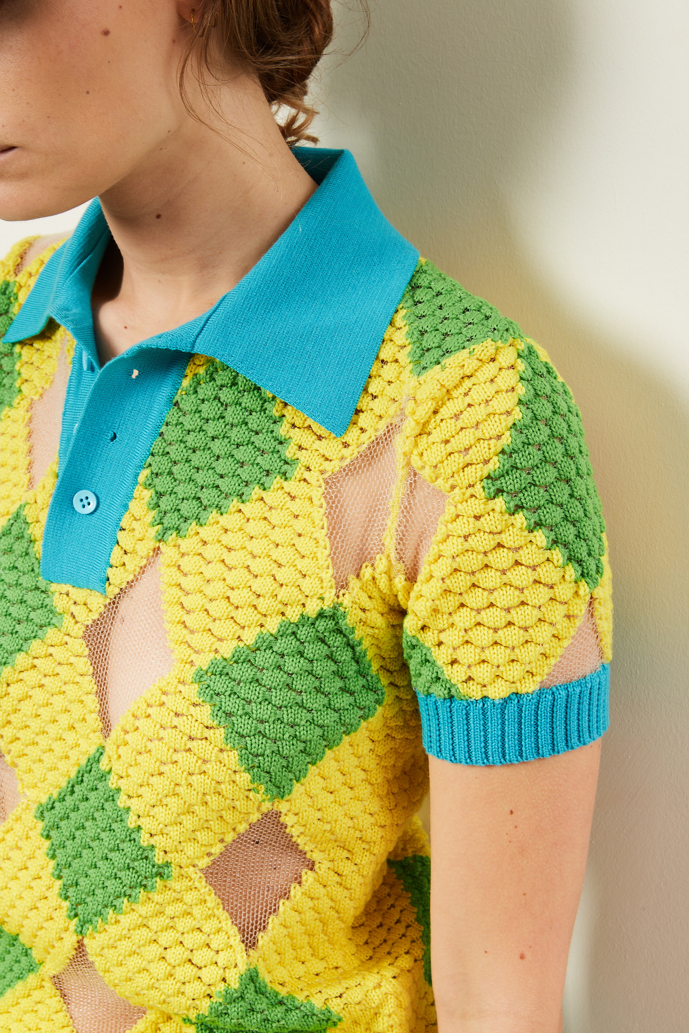  - 3D knitted polo