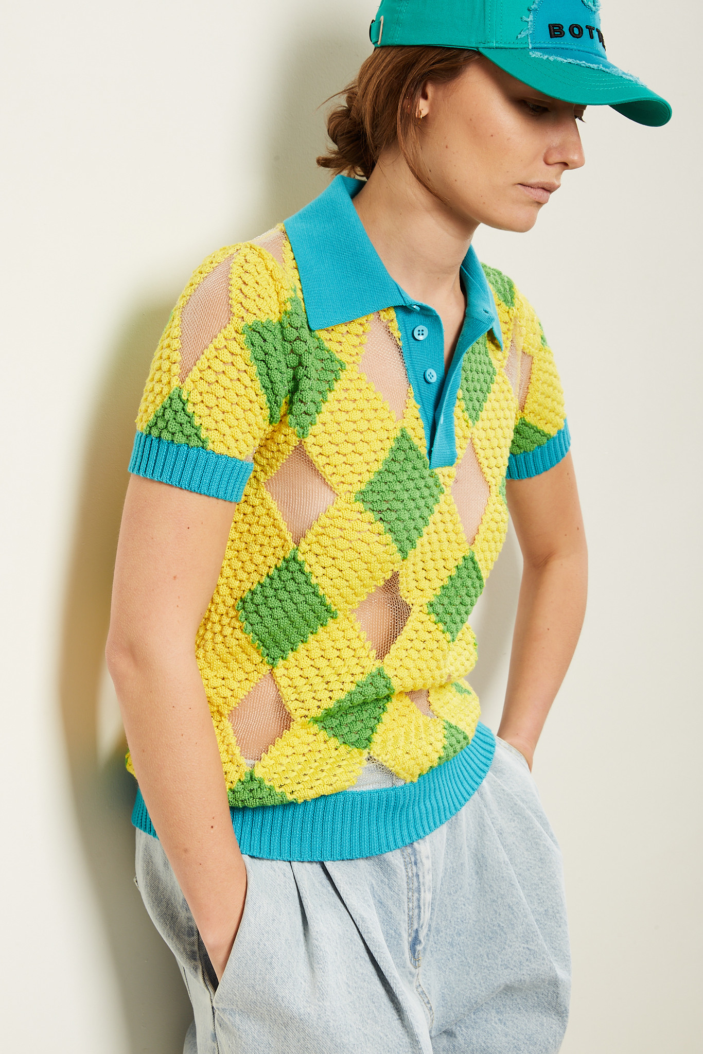  - 3D knitted polo