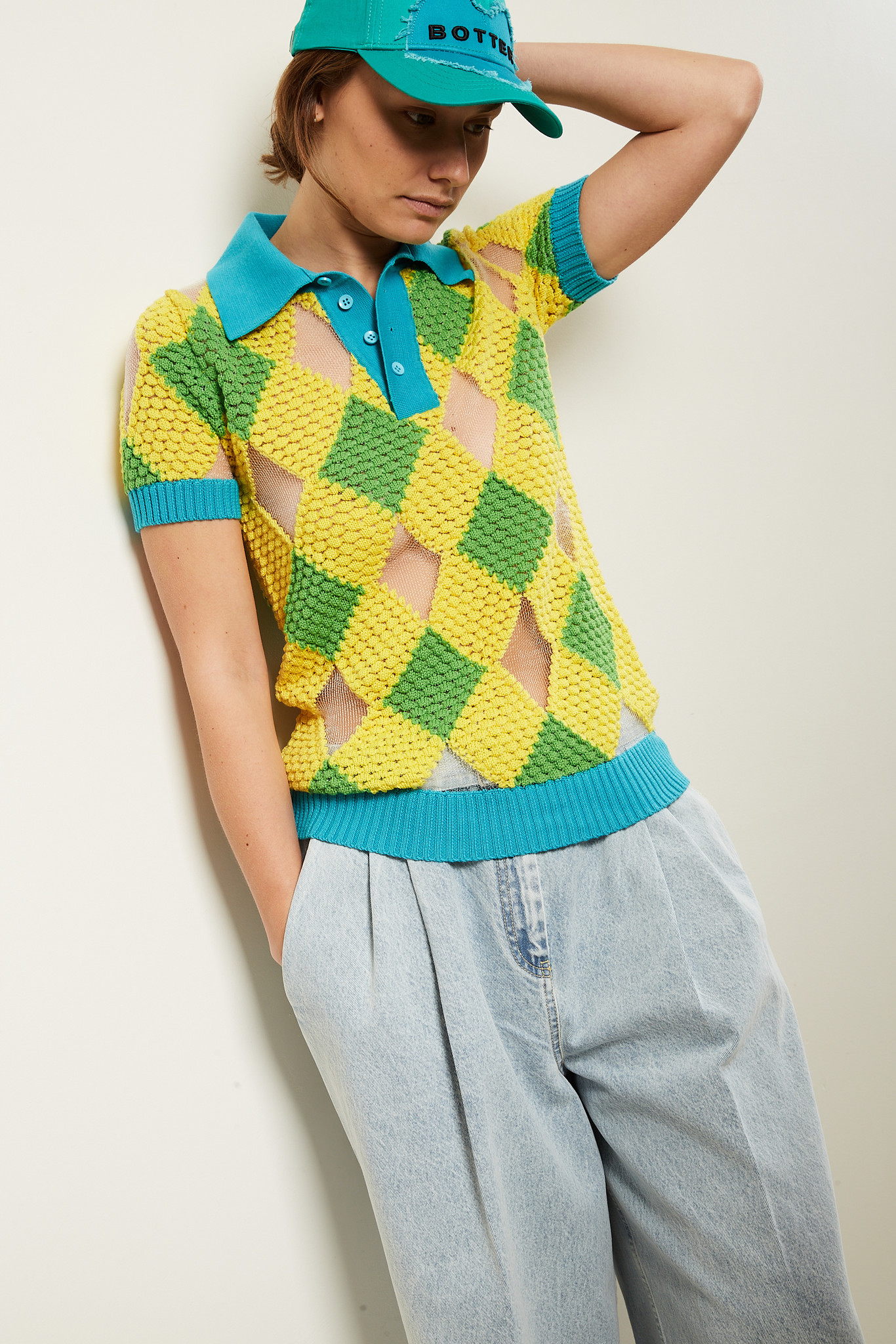  - 3D knitted polo