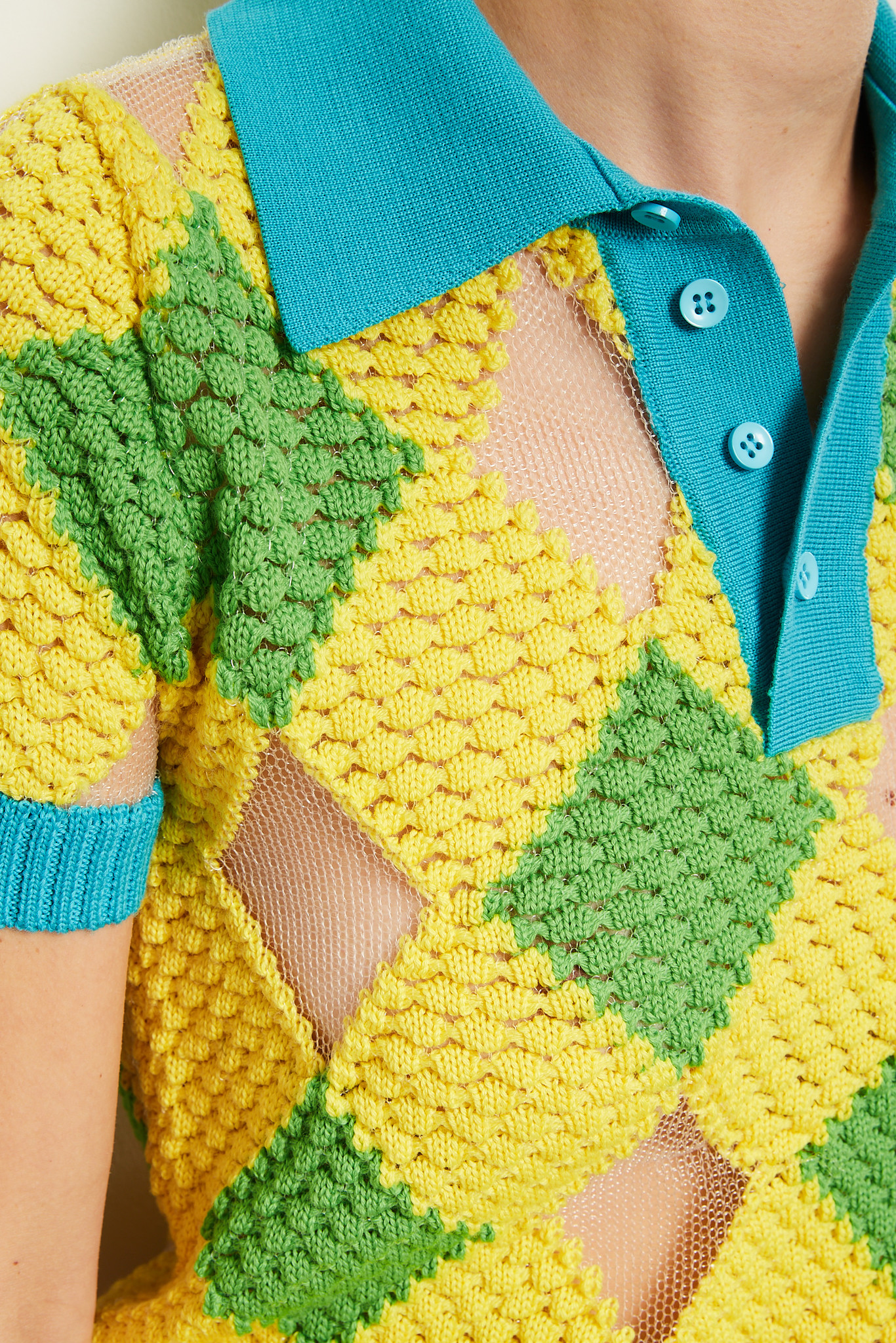  - 3D knitted polo