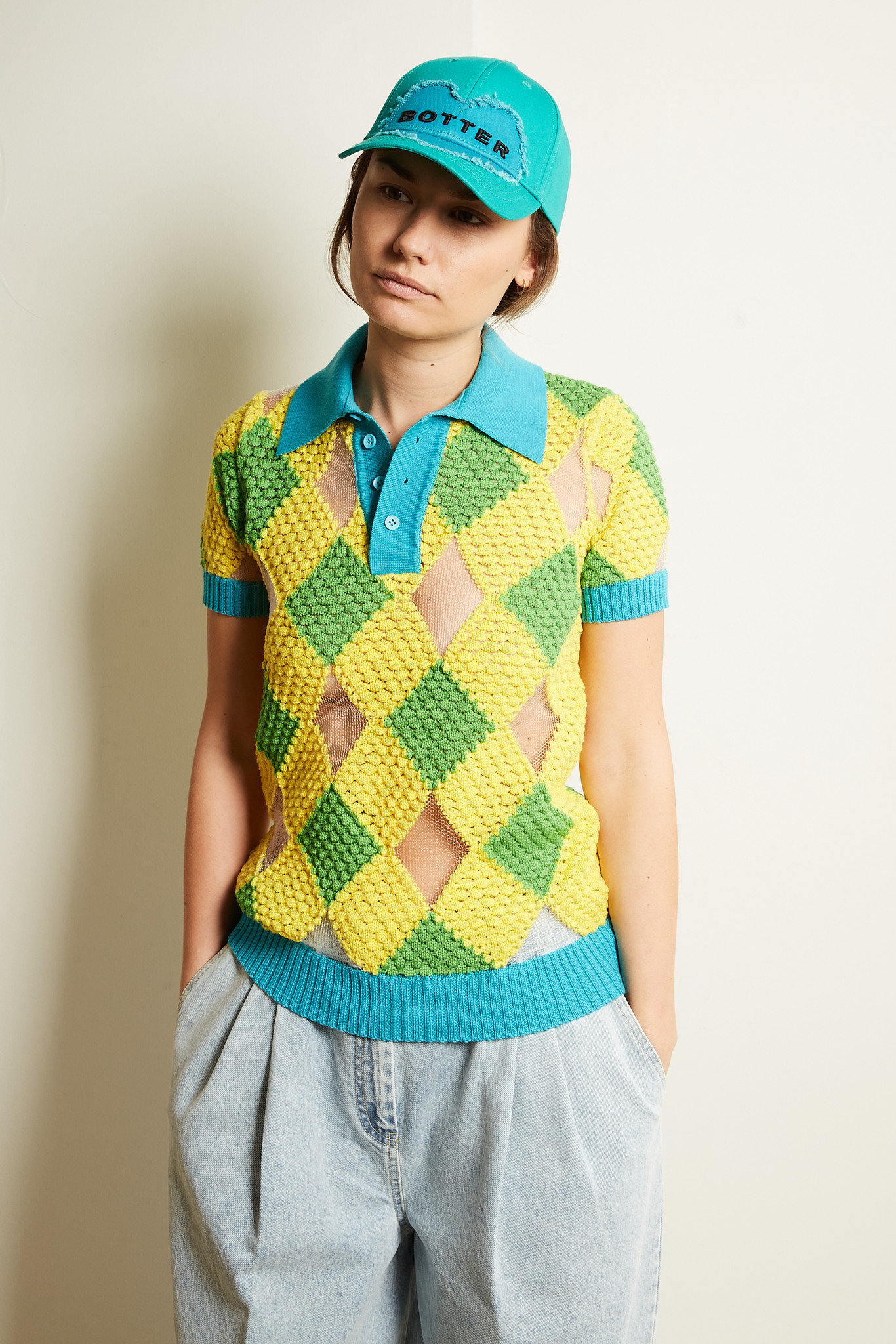  - 3D knitted polo