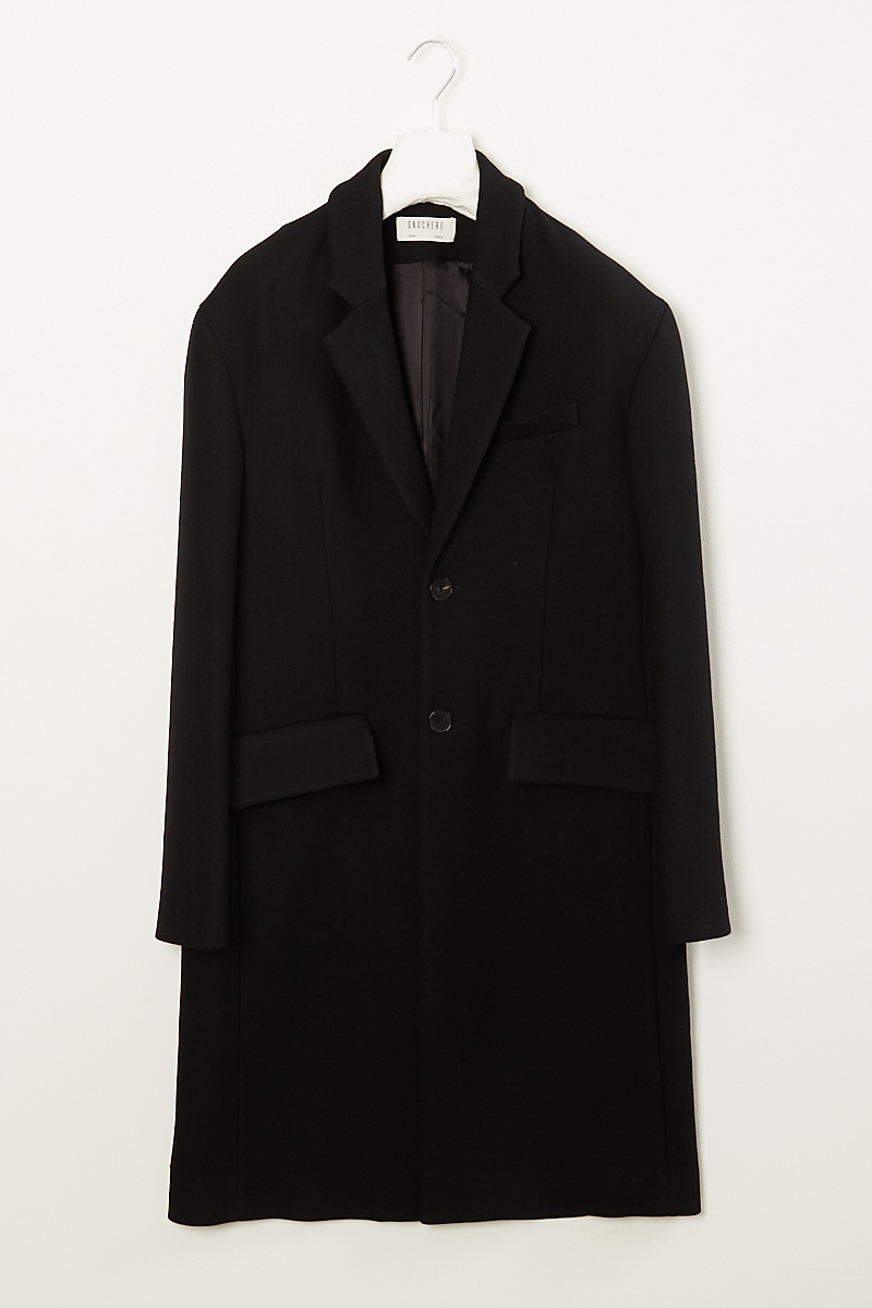Oversized felt wool coat