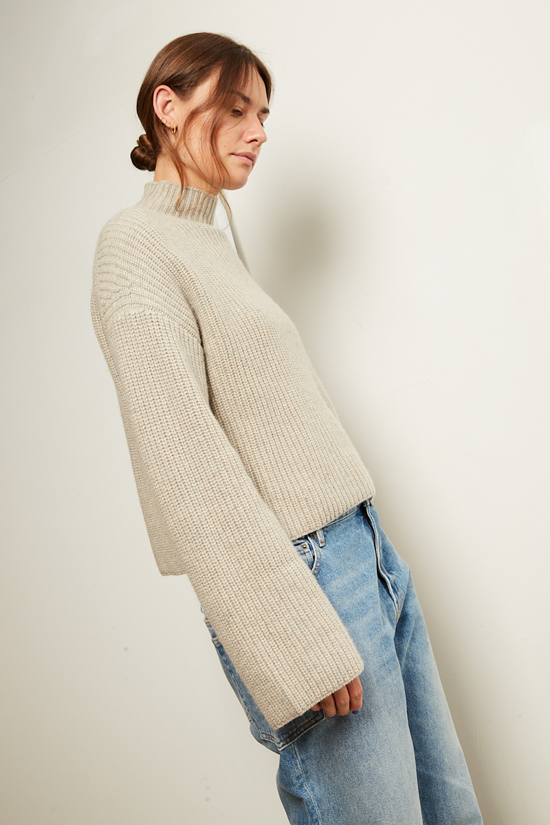 Loulou studio - Faro funnel neck sweater