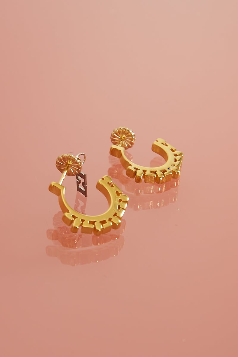 Tweek - Croontjes 24k earrings