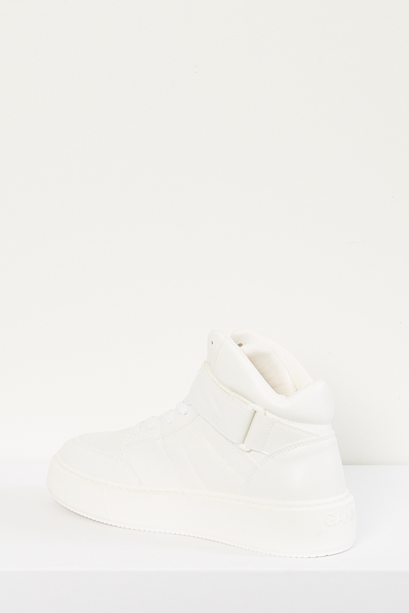  - Sporty mix cupsole high top velcro sneaker