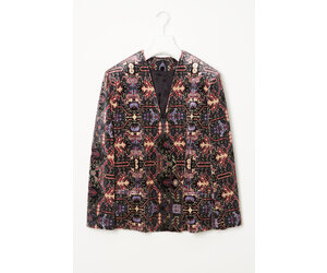 Isabel Marant Vaklero tapestry coat Wendela van Dijk