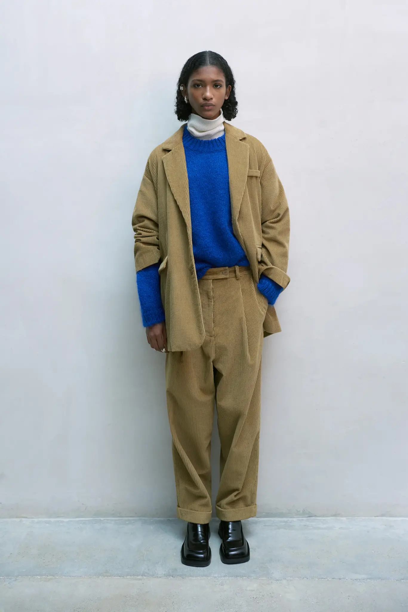  - Cotton corduroy blazer
