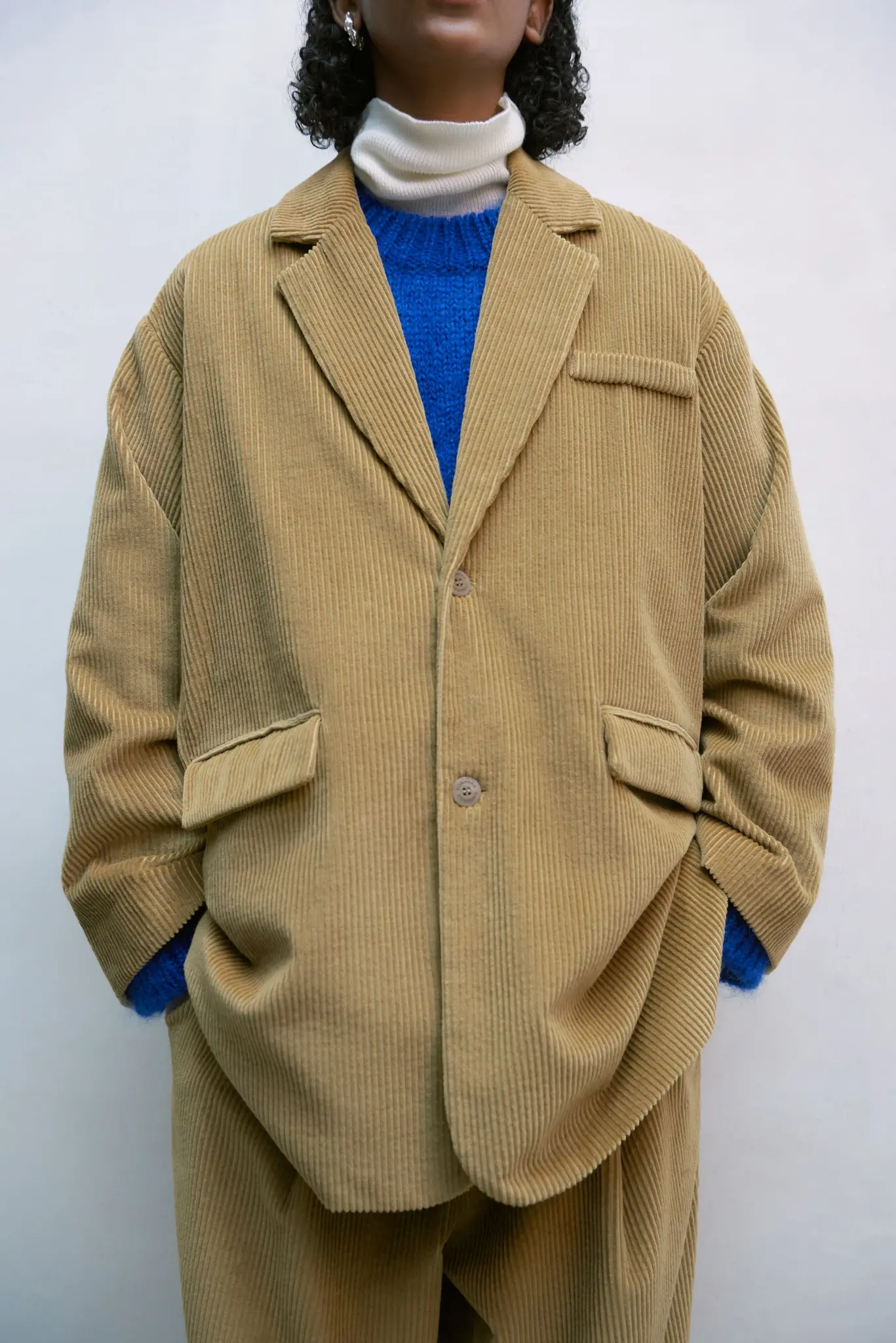  - Cotton corduroy blazer