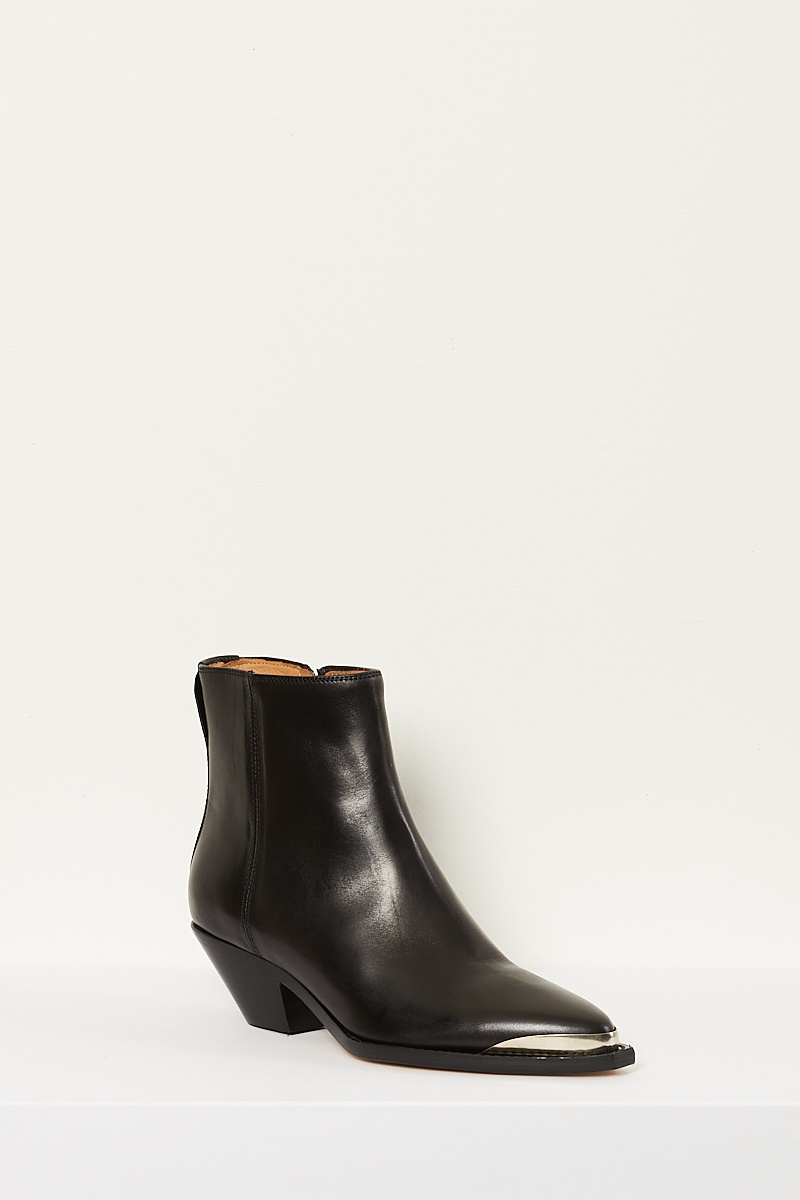 Isabel Marant - Adnae leather metal boots