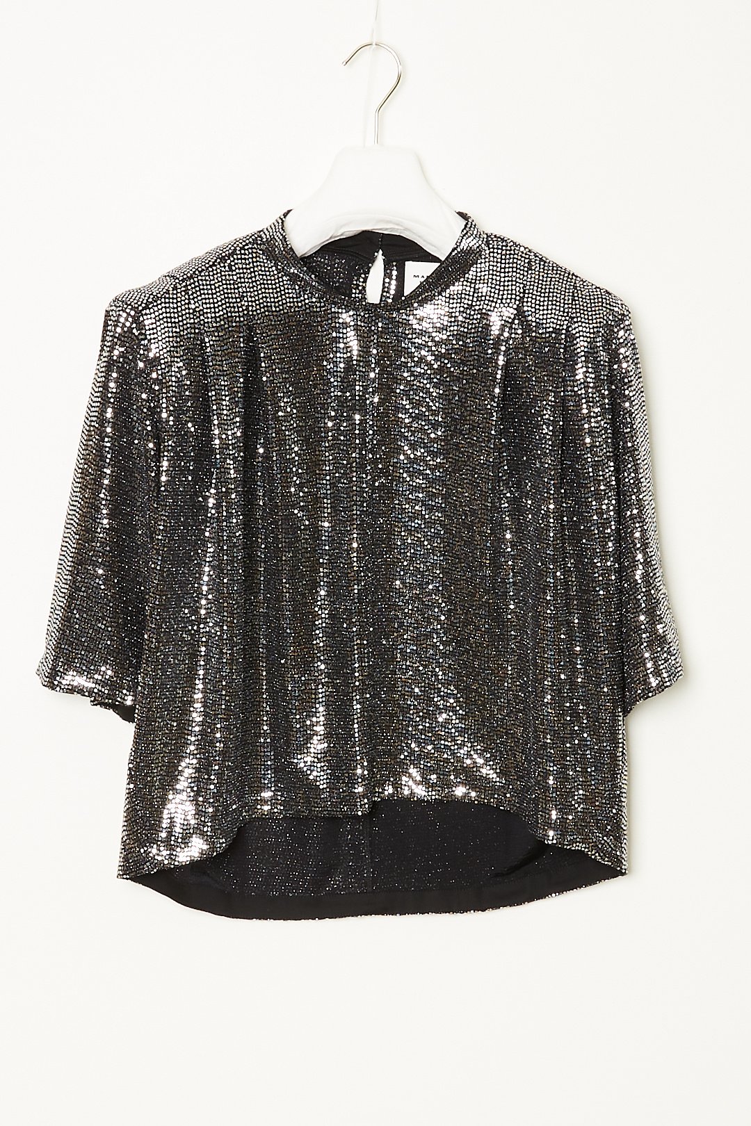 Marant Etoile Delfo shiny flou top